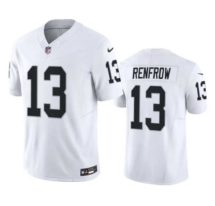 Men & Women & Youth Las Vegas Raiders #13 Hunter Renfrow White 2023 F.U.S.E Vapor Untouchable Stitched Football Jersey